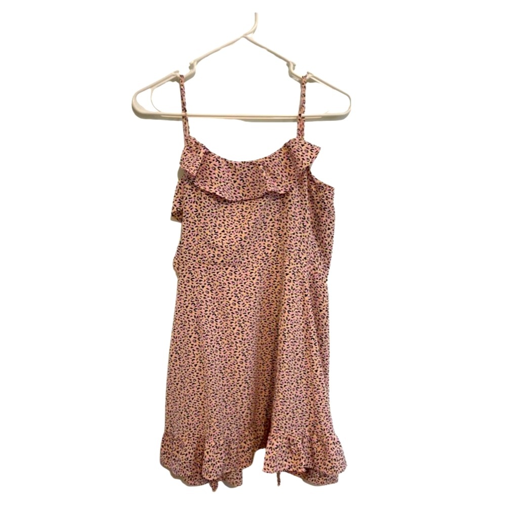 Topshop Cheetah Print Wrap Dress - Picture 2 of 4
